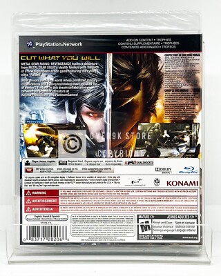 Jeu PS3 Metal Gear Rising: Revengeance - Version FR VF Neuve Et Scellée