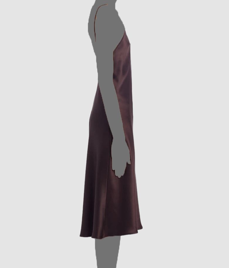 オールインワン・サロペット Jil Sander Black Viscose Satin Midi Slip Dress Jil Sander Satin Slip Dress | Liberty