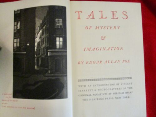 Heritage Press Tales of Mystery and Imagination Edgar Allan Poe Slipcase - Picture 4 of 8
