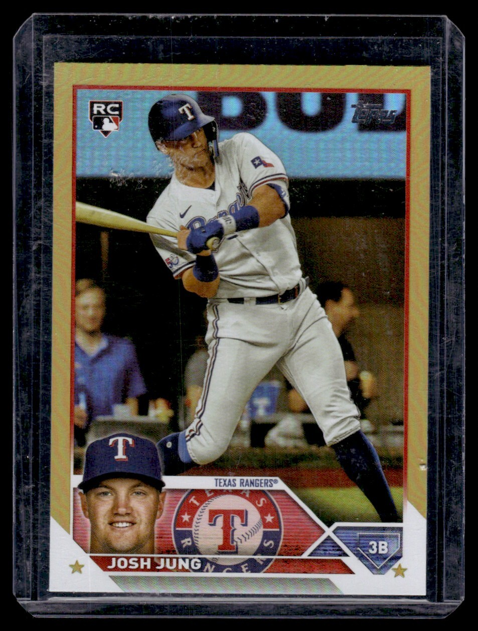 2023 Topps Gold Foil Josh Jung RC Texas Rangers #529