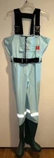 HISEA~Men/Women~NEW Chest Waders~Nylon~PVC Rubber Boots~ Fishing/Hunting Waders