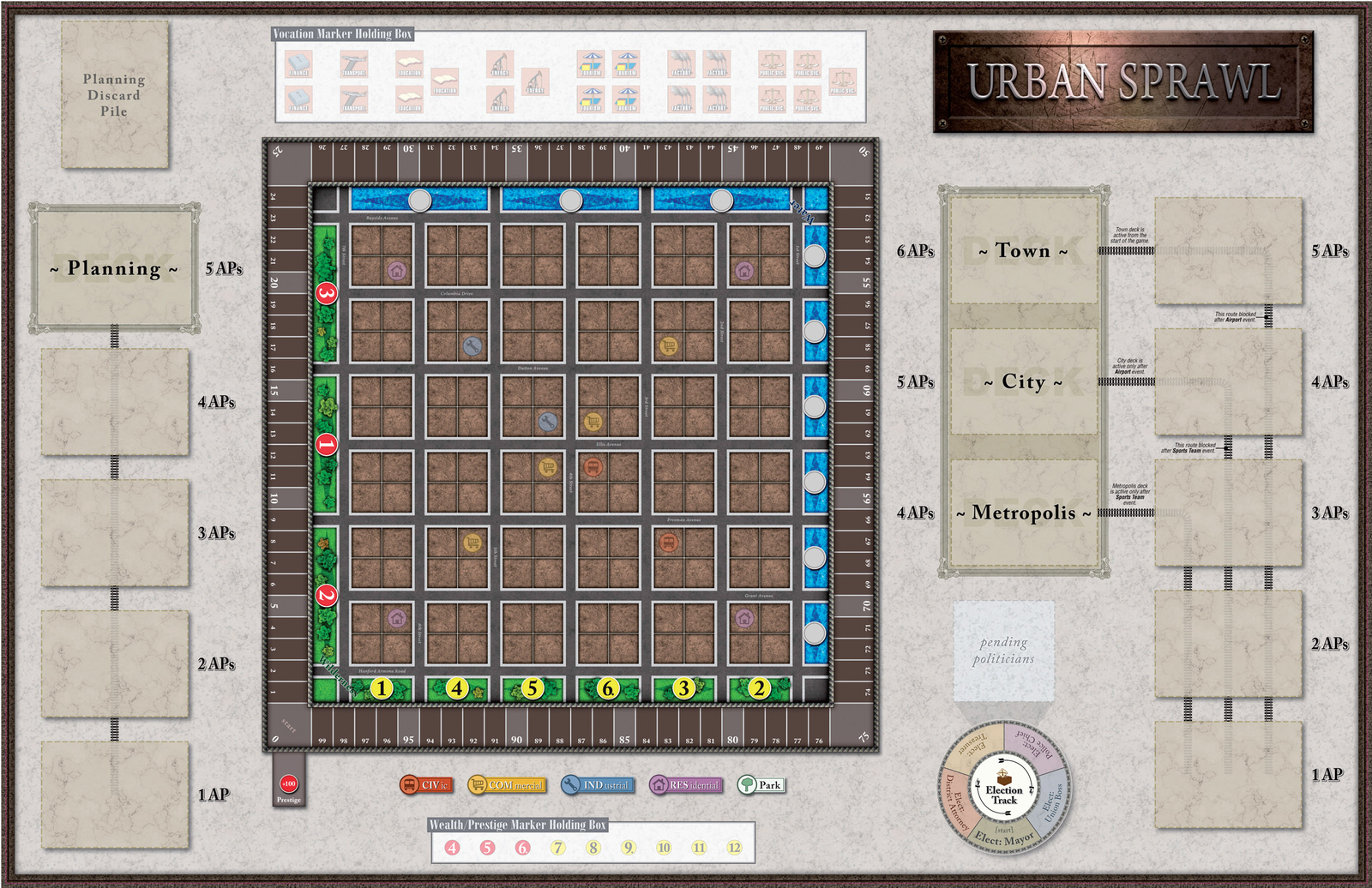 GMT Games Настольная игра Разрастание городов GMT 1116 5090₽