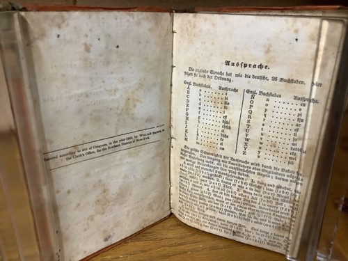 1850 Der Große Amerikanische Dolmetscher - German-English Immigrant Dictionary - Picture 3 of 11