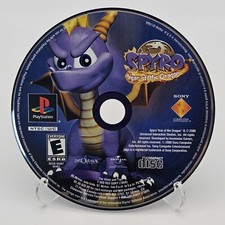 Spyro Year of the Dragon PlayStation 1 PS1 Disk Only Black Label Cleaned Tested