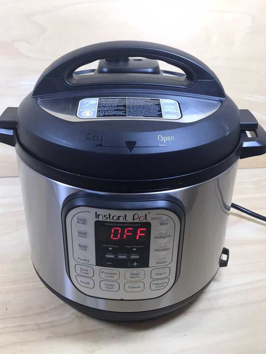 Instant Pot Duo 60 V3 6 Quart Pressure Cooker Slow Cooker 7 In 1  Programmable