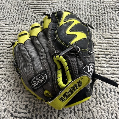 LOUISVILLE SLUGGER YOUTH DIVA SERIES LEATHER GLOVE MITT GREEN 10 