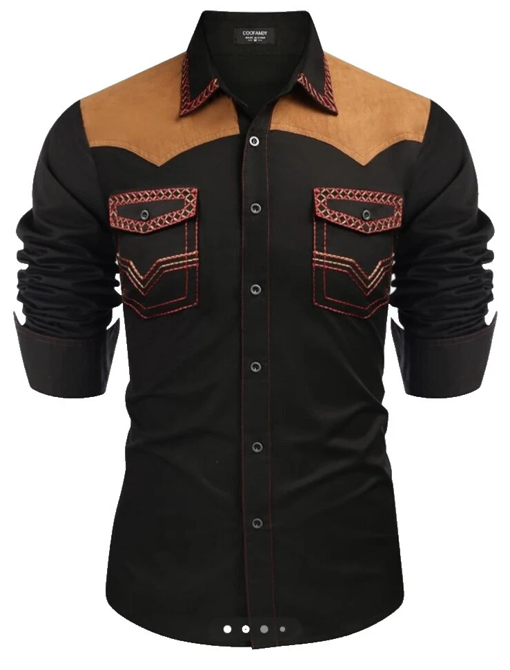 Ropa Western Negro para De hombre