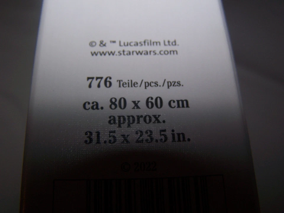 Puzzle 2022 usado en excelente estado Ravensburger 776 piezas Star Wars Mandalorian Grogu's Journey 169160 Foto 4 de 4