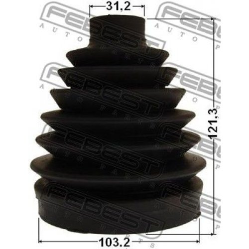 FEBEST Bellow driveshaft 1617P-164 - Bild 2 von 2