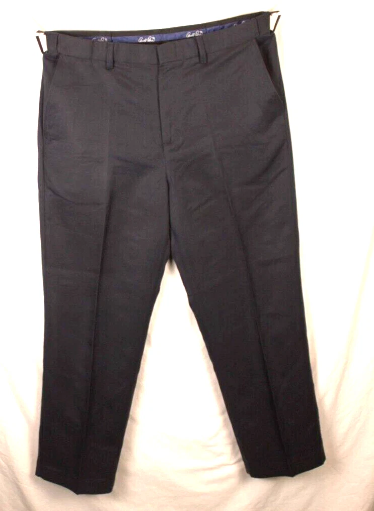 VINTAGE Arnold Palmer Pantalon Homme Bleu Marine Résistant aux
