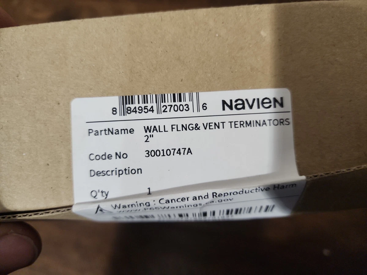 Navien 30010747A 2u0026#034; Wall Flange and Termination Kit OEM Part | eBay