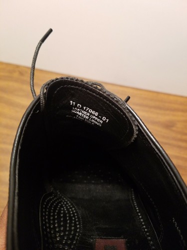 FLORSHEIM WING TIPS ALL LEATHER 11/D/ BLACK OXFORD MADE IN INDIA - Picture 9 of 12