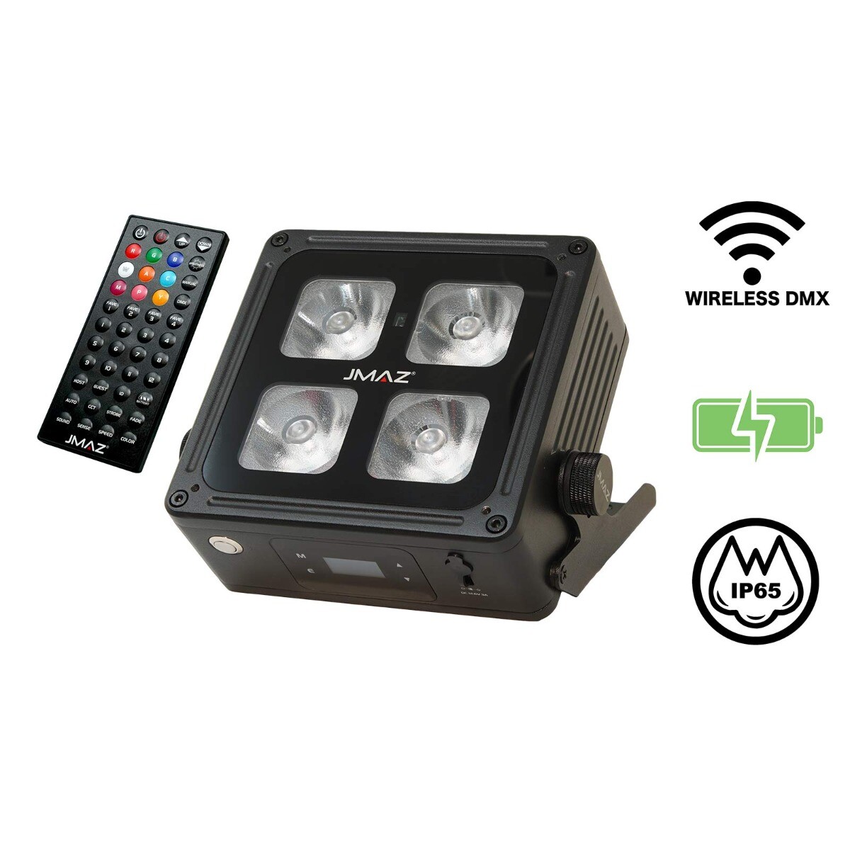 JMAZ Lighting JZ1040 MAD PAR 4IP 60 Вт - 4X15 Вт RGBWA + УФ-светодиод с номинальной мощностью