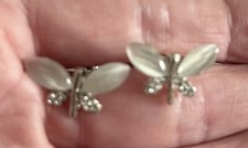butterfly earrings stud
