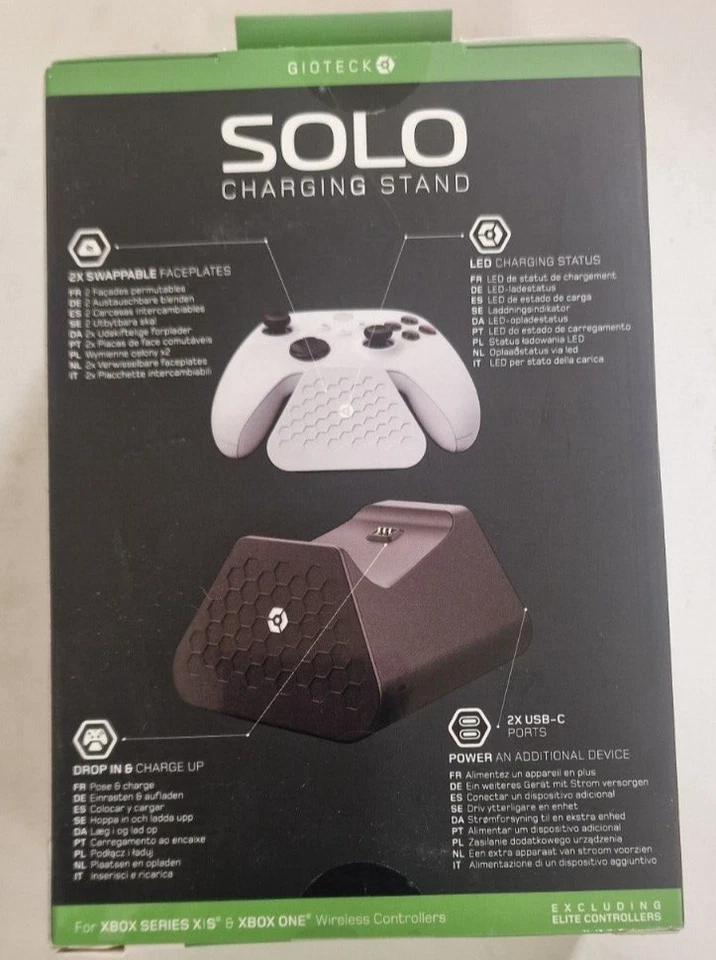 Gioteck SOLO Charging Stand for 1 Xbox Series X|S & Xbox One Wireless Controller - Image 2 of 4