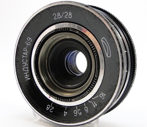 INDUSTAR-69 2.8/28 Russian Soviet USSR Wide Angle Pancake Lens M39 MMZ-LOMO #20 - Picture 5 of 10