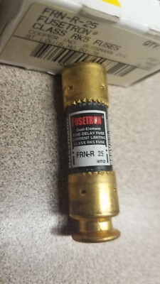 Bussmann FRN-R-25 25A Fusetron Time-Delay Current Limiting Fuse RK5, 250V