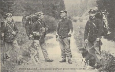 CP Repro 67 Pontarlier Douaniers partant pour l'embuscade