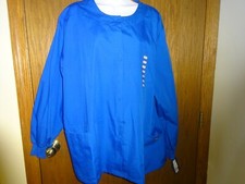NEW WOMEN'S CHEROKEE BLUE SCRUB TOP SIZE XLARGE MSP 23.99