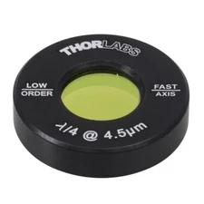 Thorlabs:  WPLH05M-4500 - Ø1/2" Mounted Low-Order Half-Wave Plate, 4.5 µm *NEW*