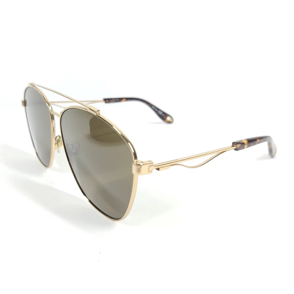 Givenchy Paris Aviator Sunglasses GV7049/S J5G70 Gold Frame Brown Lens - Image 4 of 4