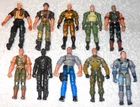 Lot of Early 2000s GI Joe Team Action Figures - ALL INCOMPLETE