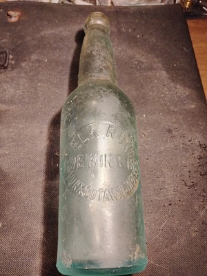 Antique Bottle - Elk Run Brewing Co. Punxsutawney 1902-16