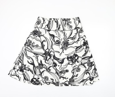 Zara Basic Damen Rock Mehrfarbig A-Linie L