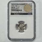 1944 10c Mercury Dime NGC MS 64 w/ Bag Fragment Silver Coin