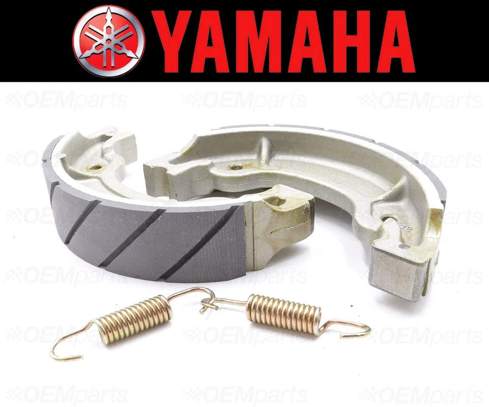 Juego de (2) zapatas de freno y resortes delanteros ranurados al agua Yamaha #3KG-W253E-00-00 Foto 3 de 4