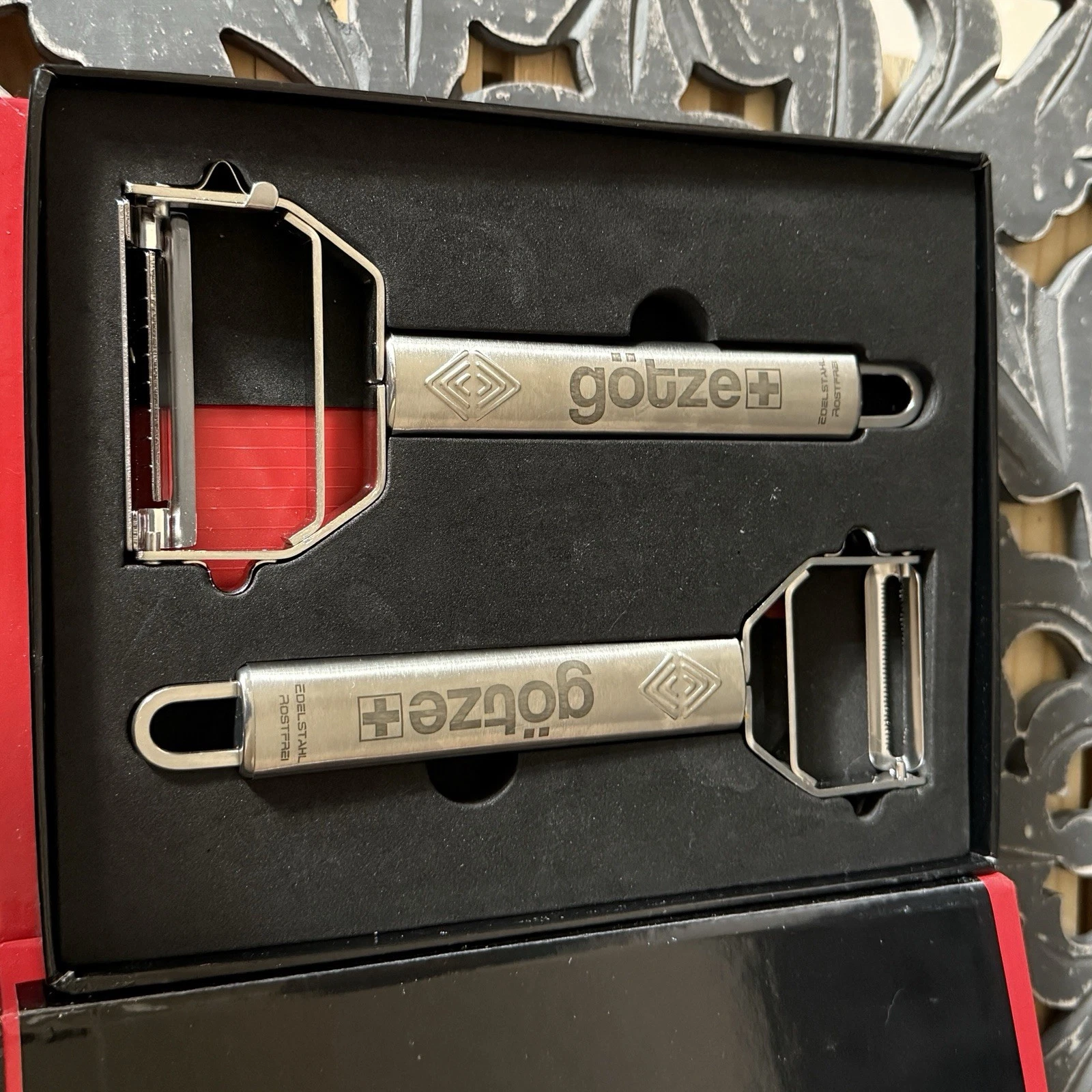 götze Peelers Set Chef Premium Vegetable Peeler Dual Professional-Grade Swiss
Opens in a new window