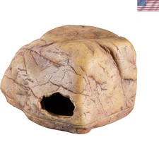 Elegant Medium Gecko Cave for Reptiles - Natural Tropical Design for Terrariums