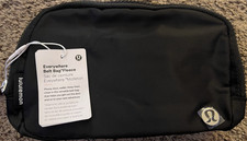 Lululemon Everywhere Belt Bag Fleece Black Zip Waist Pack Everywhere Collection