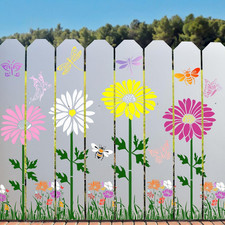 Large Flower Stencils for Painting, 8pcs Wall Stencils for Painting Large Patter