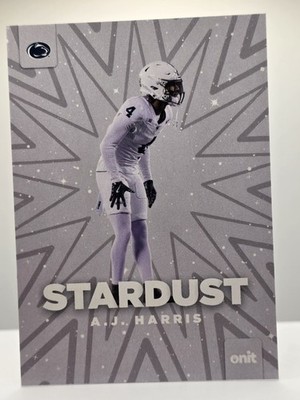 AJ HARRIS 2025 Onit Gravity Penn State STARDUST Case Hit Indiana Football