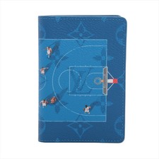 Louis Vuitton Monogram Organizer de poche M26798 Blue Card Case responsive RFID