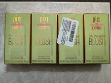 4 Pack ~ Pixi By Petra On The Glow Blush Fleur Tone 0.6 Oz. Brand New In Box