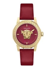 Versace Womens  Gold 38mm Strap Fashion Watch