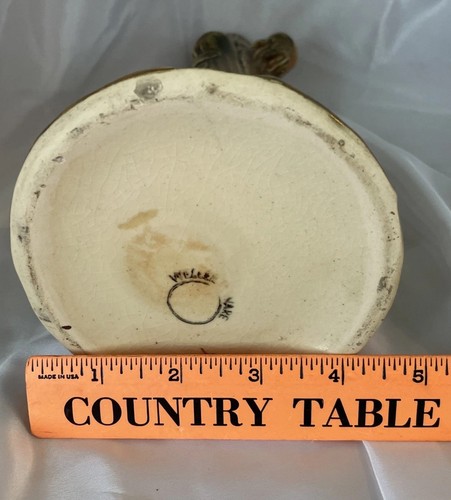 Antique Vintage Weller Pottery Woodcraft Apple Tree Art Pottery 10” Bud Vase - Picture 19 of 19