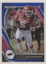 2021 Panini Prizm Draft Picks Blue Wave Prizm 247/249 Rakeem Boyd #152 0c6