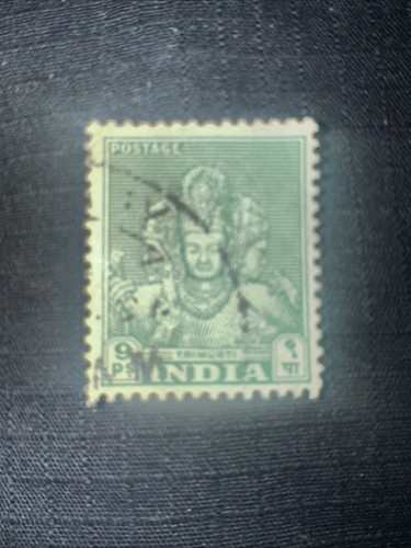 India Stamp Scott #209, Trimurti, 1949, used, 108341