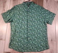 NWT Rodd and Gunn Canoe Creek Button Down Short Sleeve sz 2XL 100% Linen 