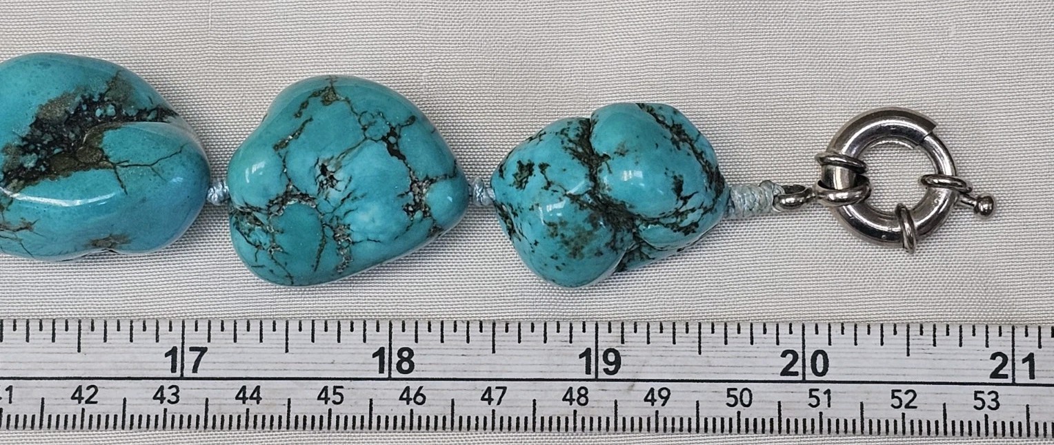 Beautiful Turquoise Statement Piece Necklace - image 10