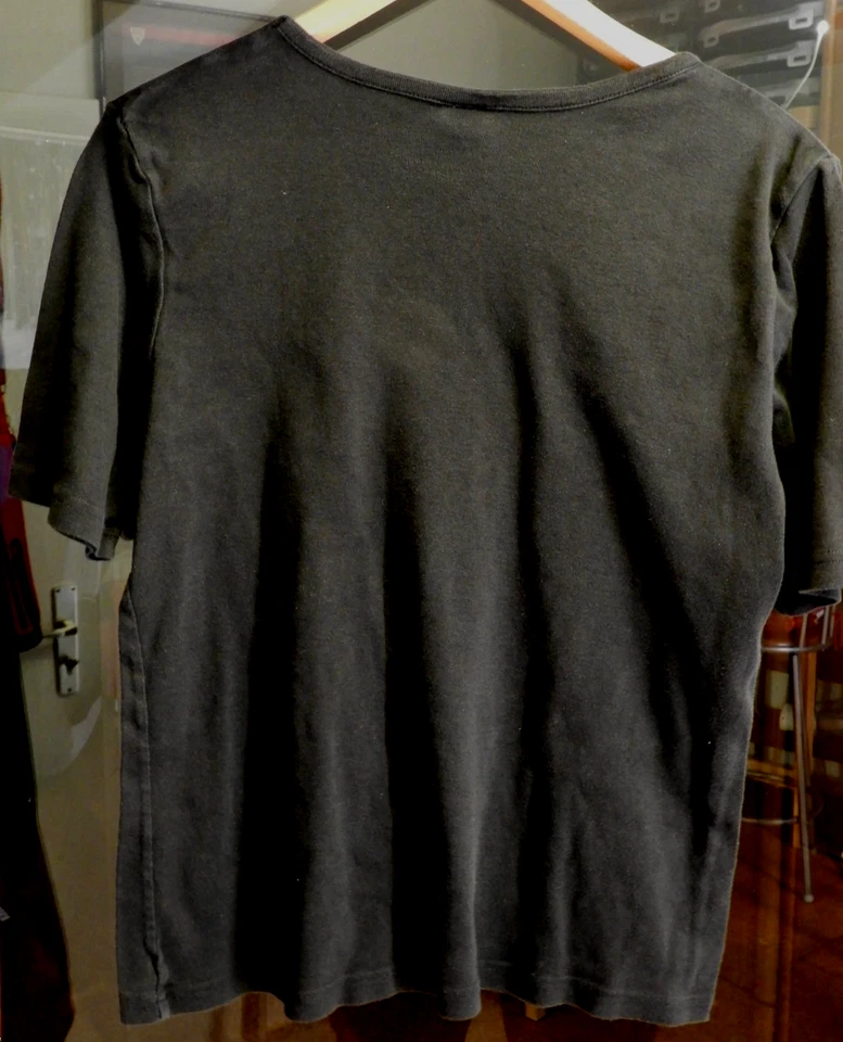 Living Crafts T-Shirt schwarz washed out Gr. 50 100% Ökobaumwolle Shirt - Bild 2 von 3