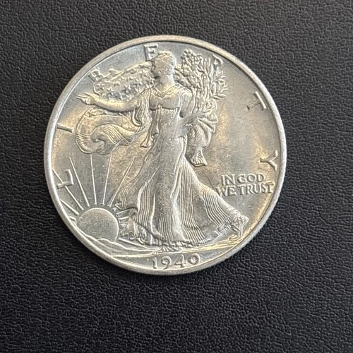 1940 S Walking Liberty Half Dollar- Mint State Uncirculated Beauty !