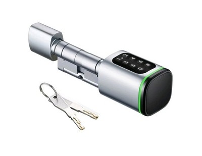 Simpled UK S1 Cylinder SMART Fingerprint Lock Universal Door Knob & App Support 
