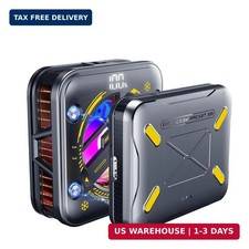 Magnetic Phone Cooler with Battery,Rechargeable Wireless Cooling Fan for iPhone/