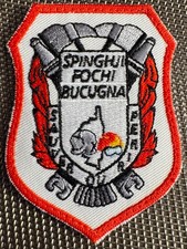 ECUSSON PATCH SAPEURS POMPIERS CORSE SPINGHJI FOCHI BUCUGNA (ÉCU 85)