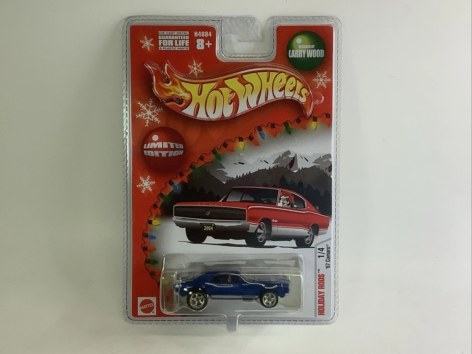 Juego completo de 4 camaro Hot Wheels Larry Wood Holiday Rods '67 Foto 3 de 4