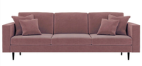 Rosa Stoff Wohnzimmer Xxl Big Viersitzer Design Couchen Polster Sofa Sofas Neu